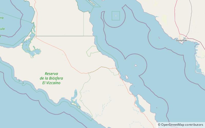 Tres Virgenes location map