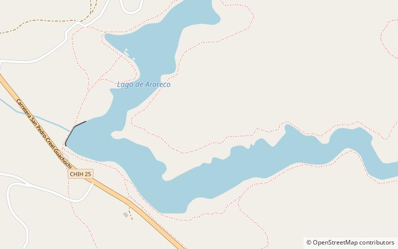 Lake Arareco location map