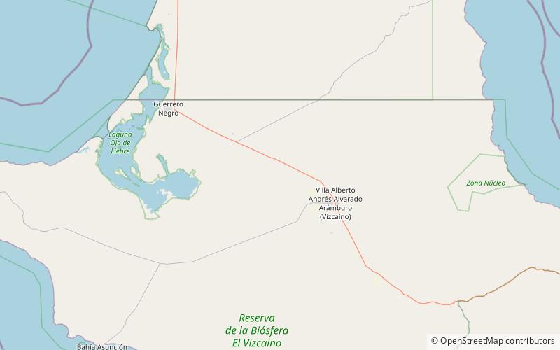 Baja-California-Wüste location map
