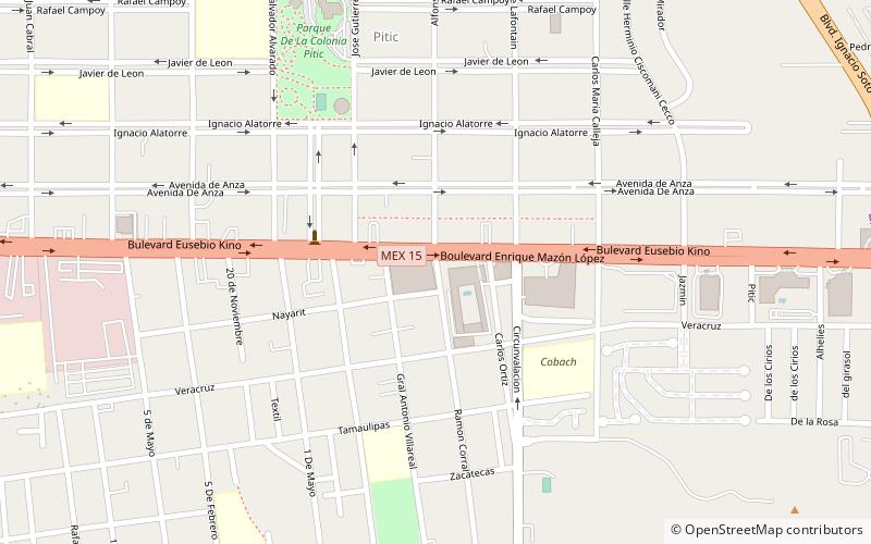 Hermosillo Tower location map
