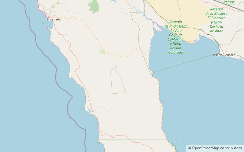 Encantada location map