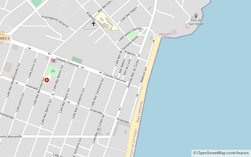 San Felipe location map