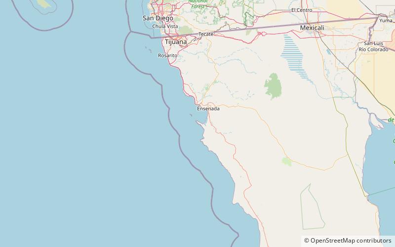 La Bufadora location map