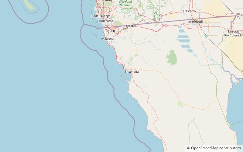Isla Todos Santos location map