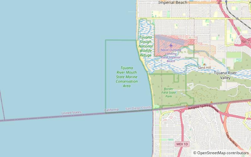 tijuana river mouth state marine conservation area location map