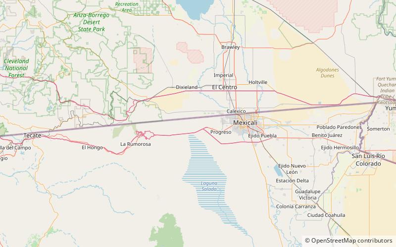 El Centinela location map