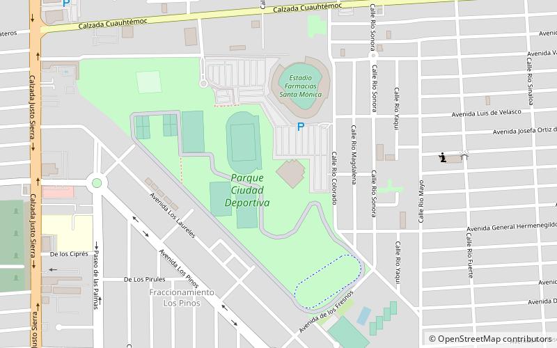 auditorio psf mexicali location map