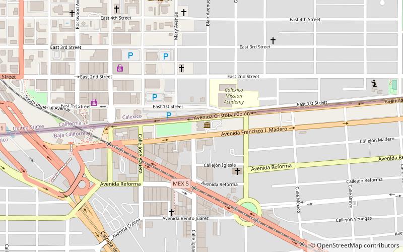 Casa de la Cultura location map