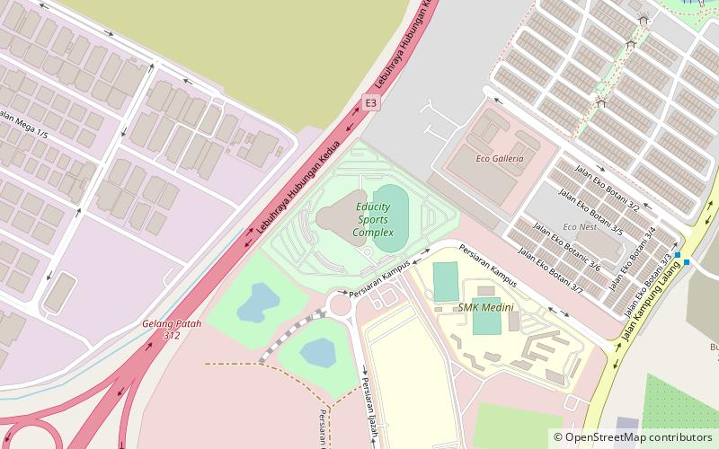 EduCity Sports Complex location map