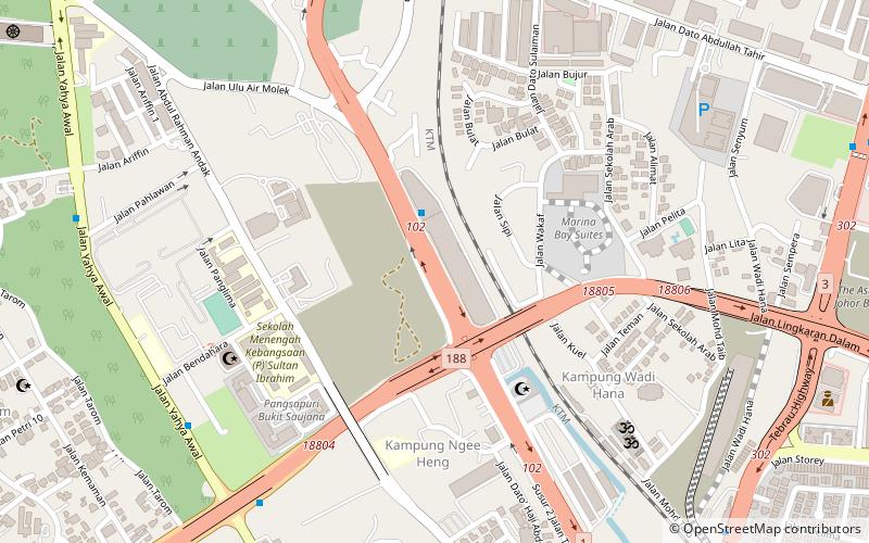Danga City Mall location map