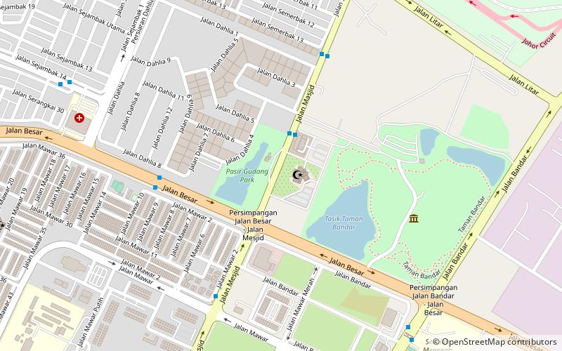 Pasir Gudang Jamek Mosque location map