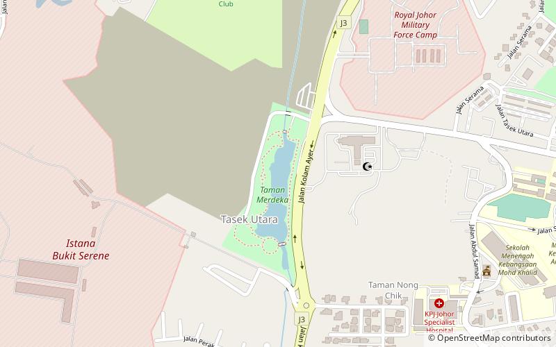 taman merdeka johor bahru location map