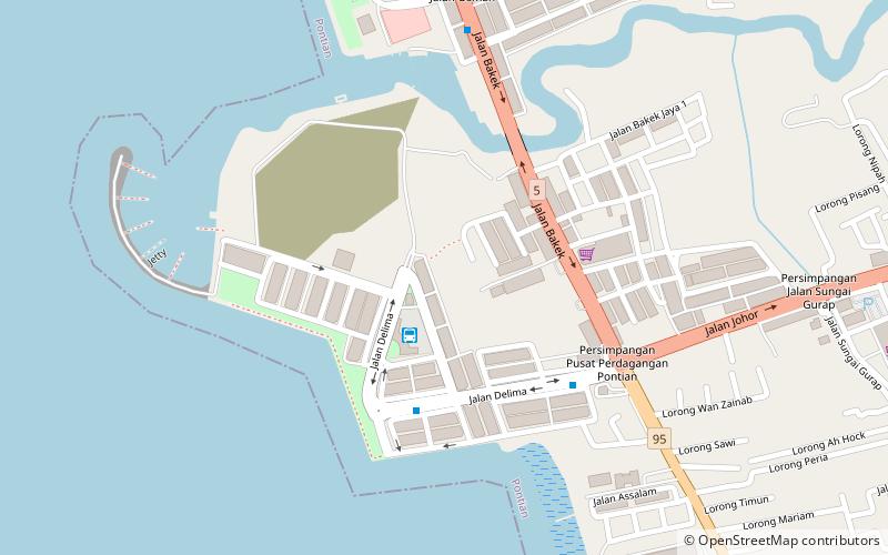 Pontian Kechil location map