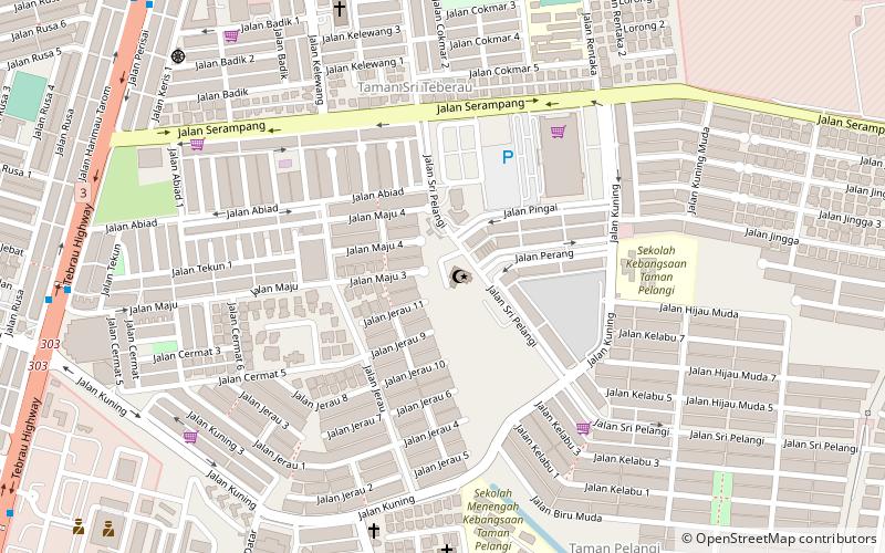 Tun Hussein Onn Jamek Mosque location map
