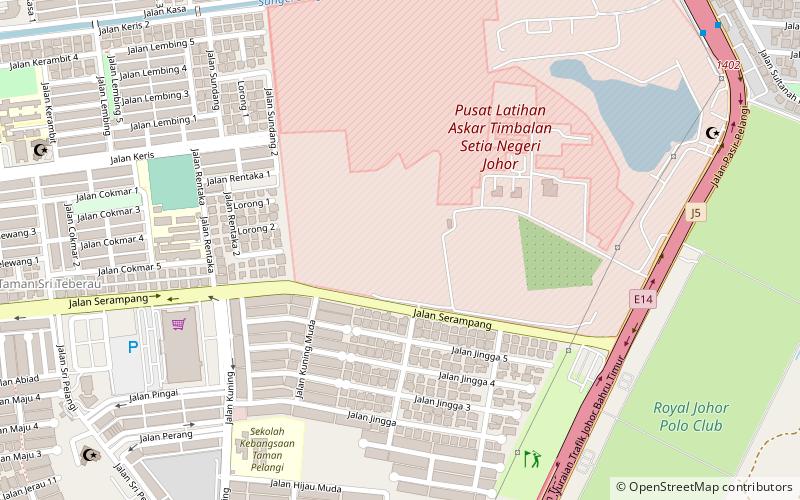Pasir Pelangi Palace location map