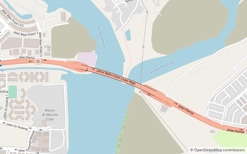 Permas Jaya Bridge location map