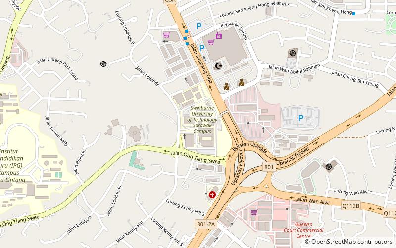 Swinburne University of Technology Sarawak Campus location map