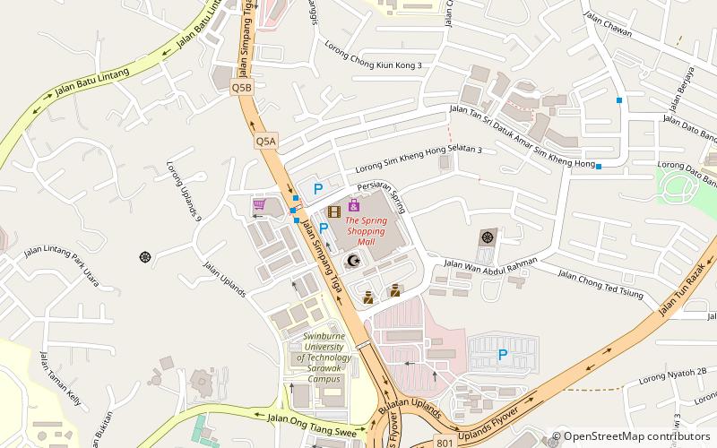 The Spring Shopping Mall location map