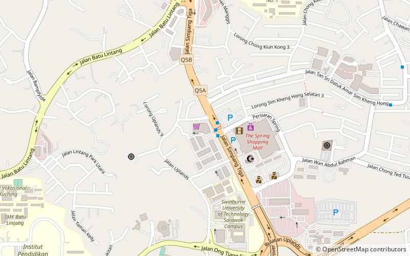 st3 shopping mall kuching location map