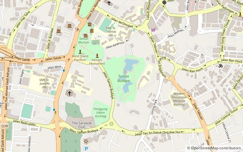 taman budaya kuching location map