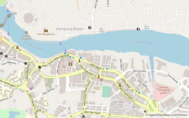 sarawak plaza kuching location map