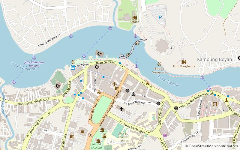 Kuching Old Courthouse location map