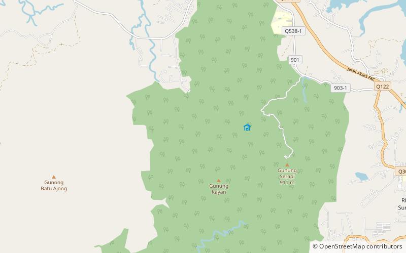 Kubah National Park location map