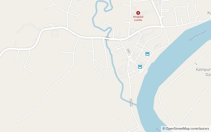 Lundu location map