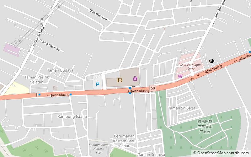 Batu Pahat Mall location map
