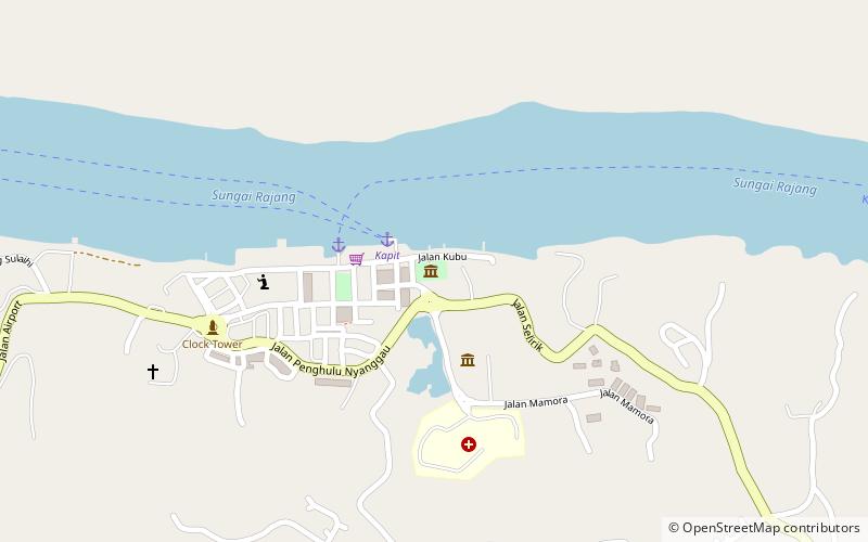 fort sylvia kapit location map