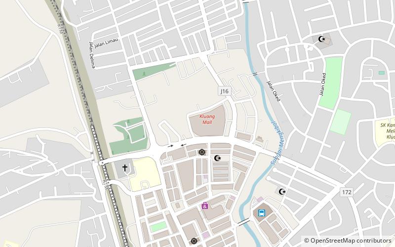 kluang mall location map