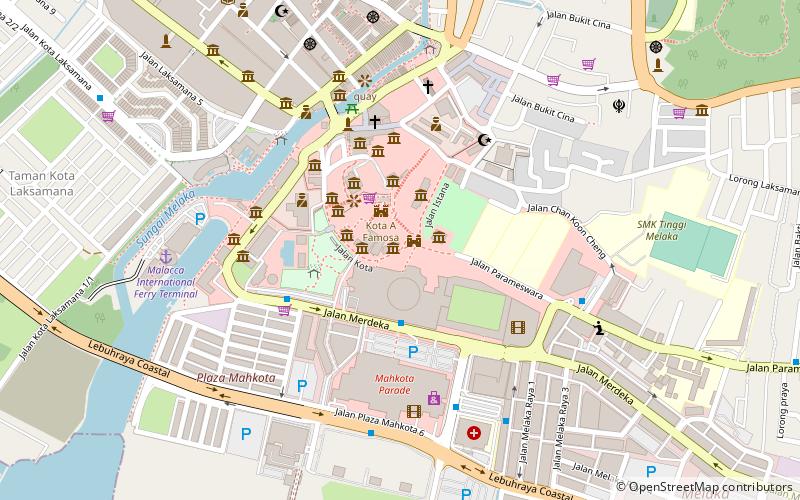 Melaka Art Gallery location map