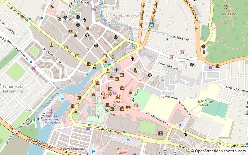 Melaka Literature Museum location map