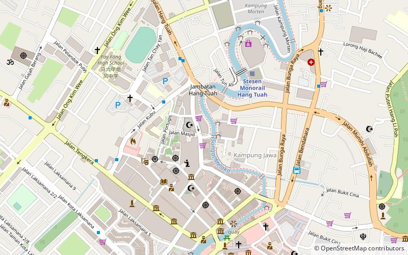 Kampung Hulu Mosque location map