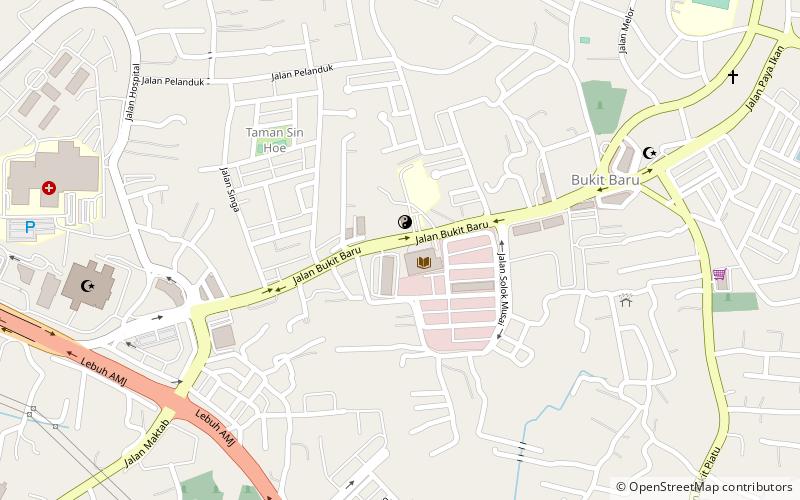 Malacca location map