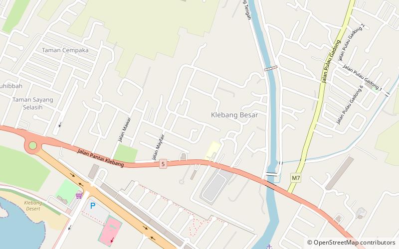 Klebang location map