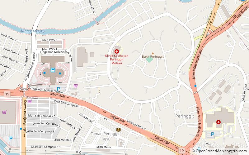 Melaka Gallery location map