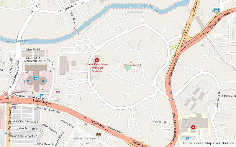 Macau Gallery Melaka location map