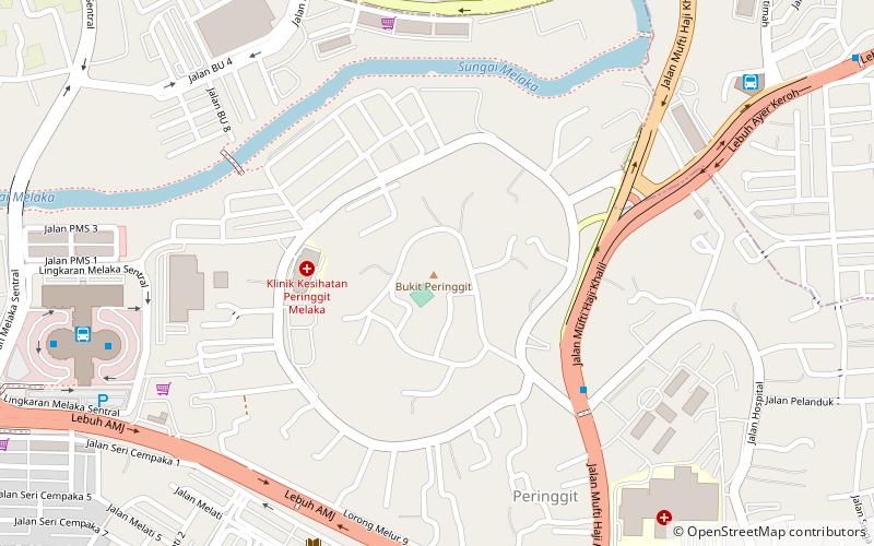 Malaca location map