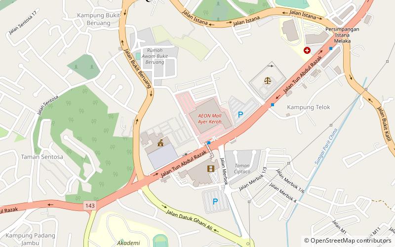 aeon melaka shopping centre malakka location map