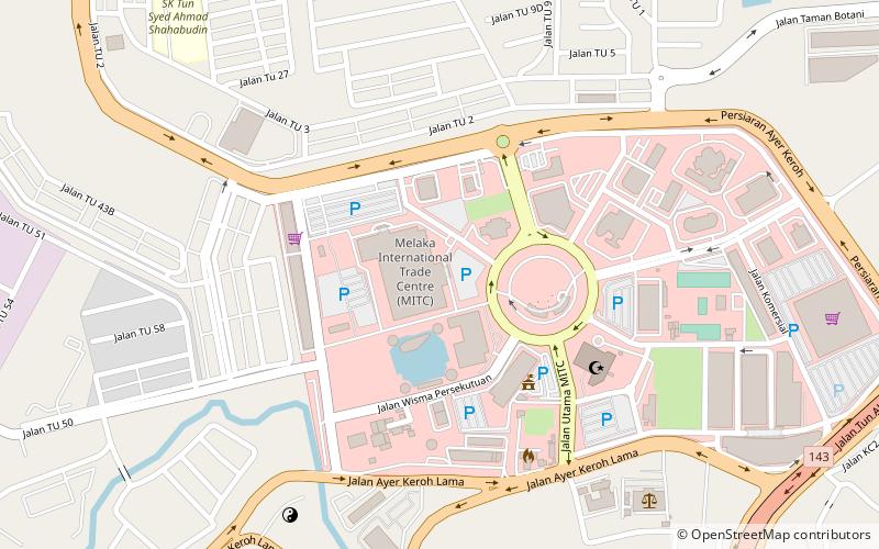 Centro de Comercio Internacional Melaka location map