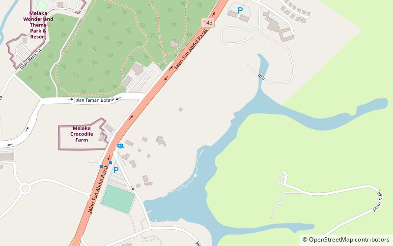 Malacca Zoo location map