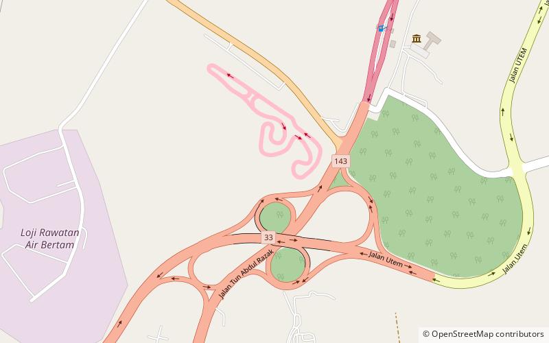 Melaka International Motorsport Circuit location map