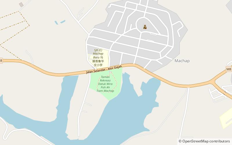 Datuk Wira Poh Ah Tiam Machap Recreational Park location map