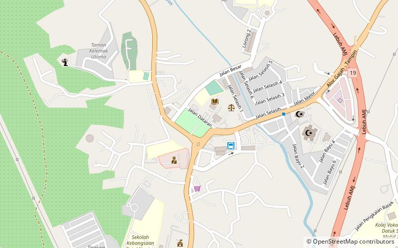 Alor Gajah location map
