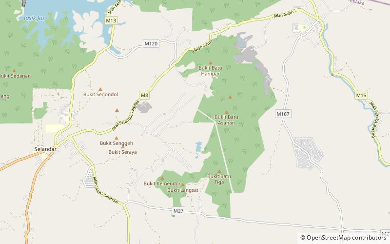 Bukit Batu Lebah Recreational Forest location map