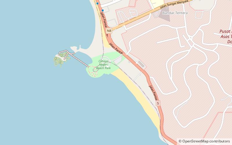 cahaya negeri beach port dickson location map