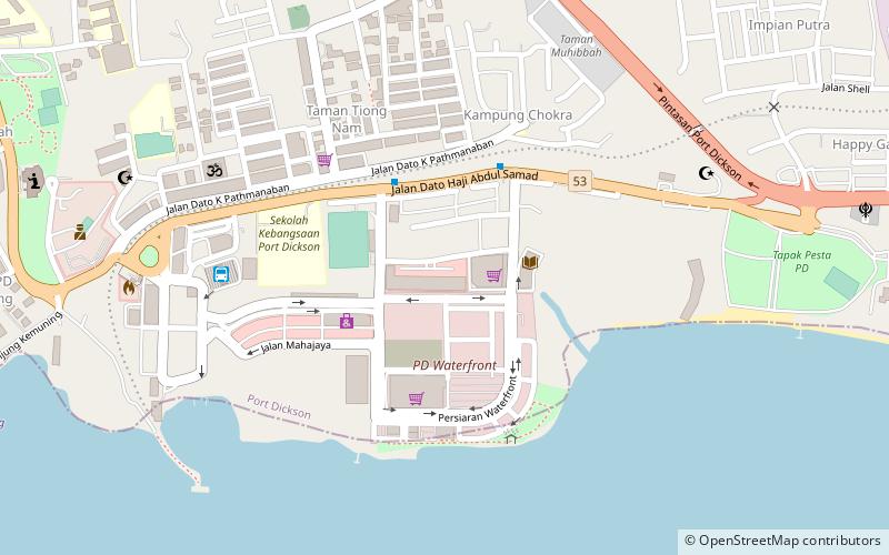 pd walk port dickson location map