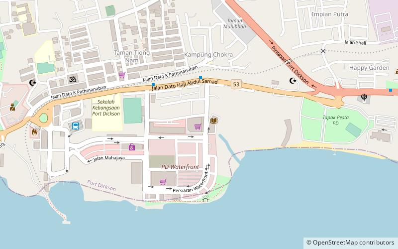 oceanic mall port dickson location map