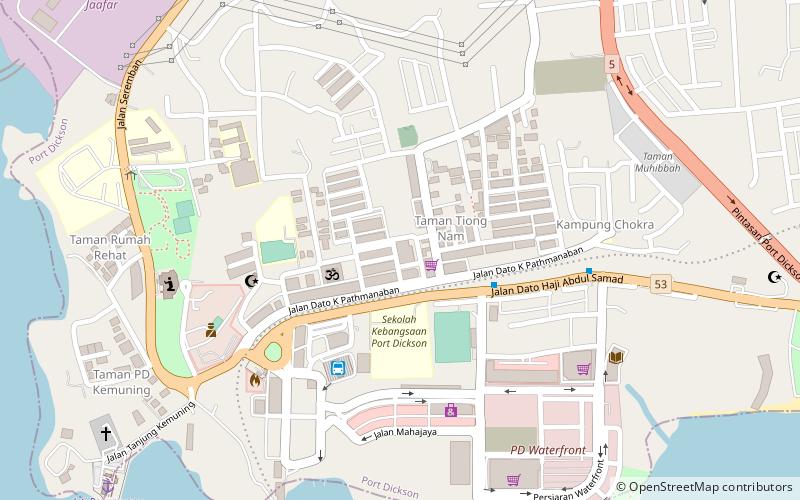 pasar port dickson location map
